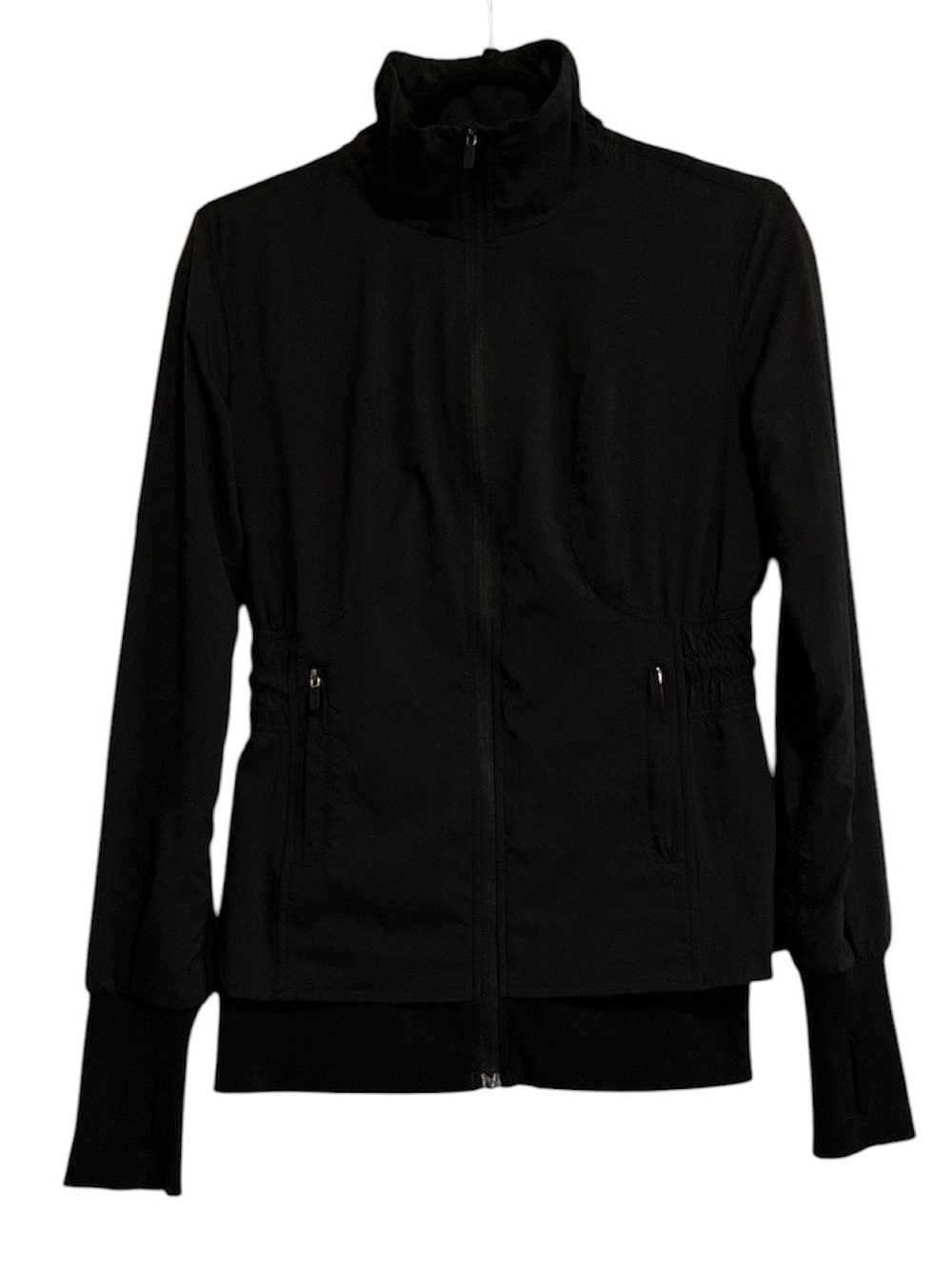 Lululemon Sights Seen Full Zip Jacket Black Women’s Size 4 - Picture 3 of 6